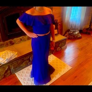 Two piece formal dress